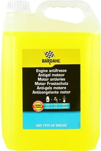 Охолоджувальна рідина BARDAHL G12+, концентрат, червоний, 5 л (7113R)